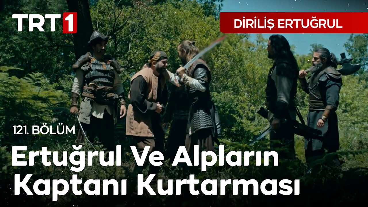 Diriliş Ertuğrul 121. Bölüm - Ertuğrul ve Alpların Kaptanı Kurtarması