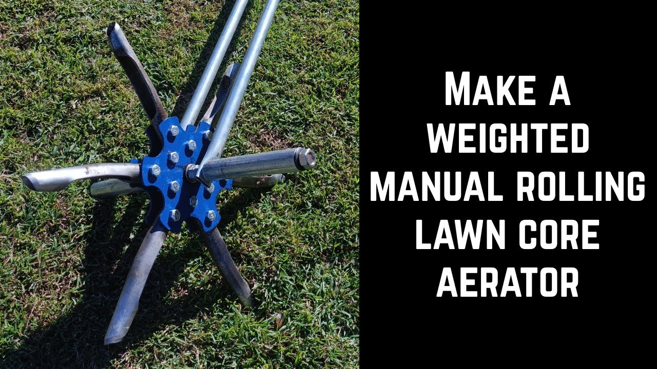 Manual rolling adjustable weight lawn core aerator - The Wallaroo