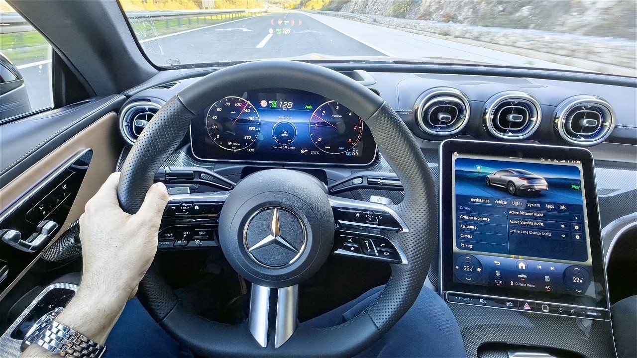 Mercedes-Benz CLE Coupe 220 d - consumption at 130 km/h (first 1000 km!)