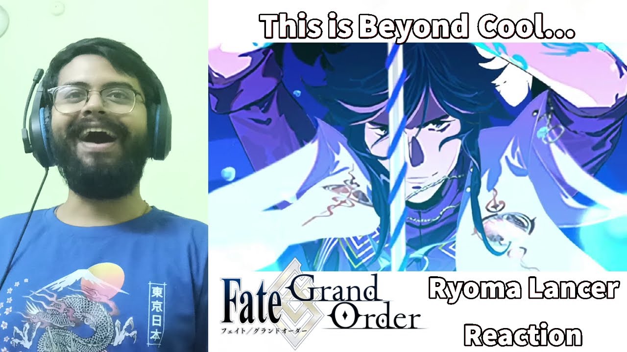 Indian FGO Player Reacts to Sakamoto Ryoma Lancer (NP, Skills, Animation)