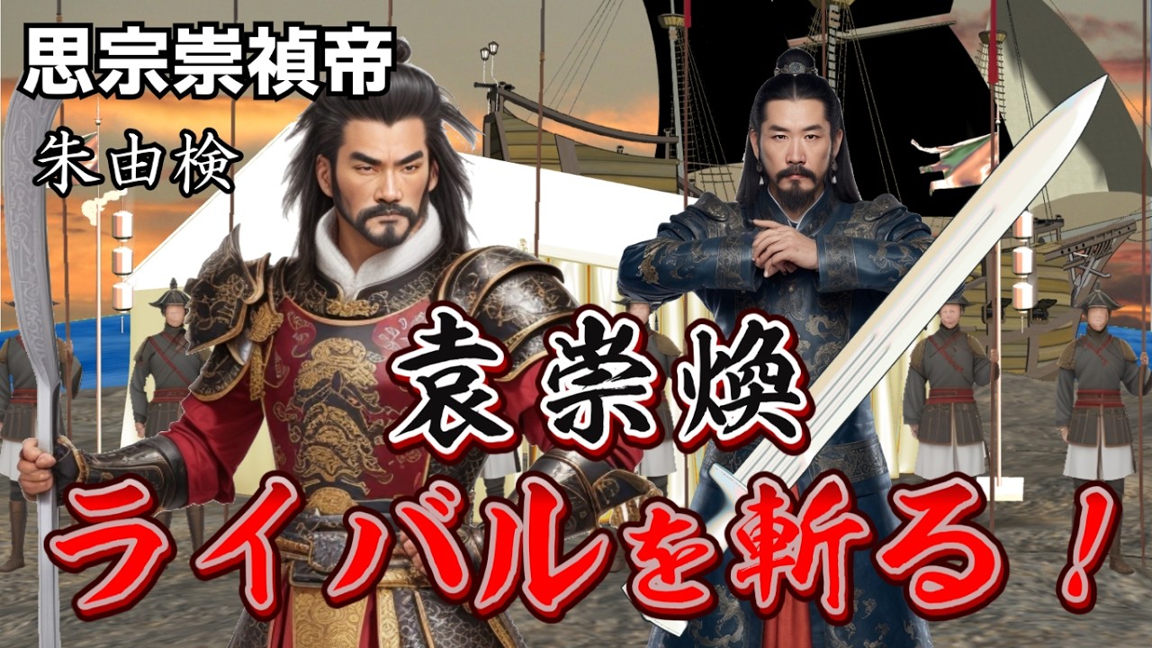 両雄並び立たず？！　死地に追いやられる毛文龍･･･！　袁崇煥、何がおまえにそうさせる？！　思宗崇禎帝　明77