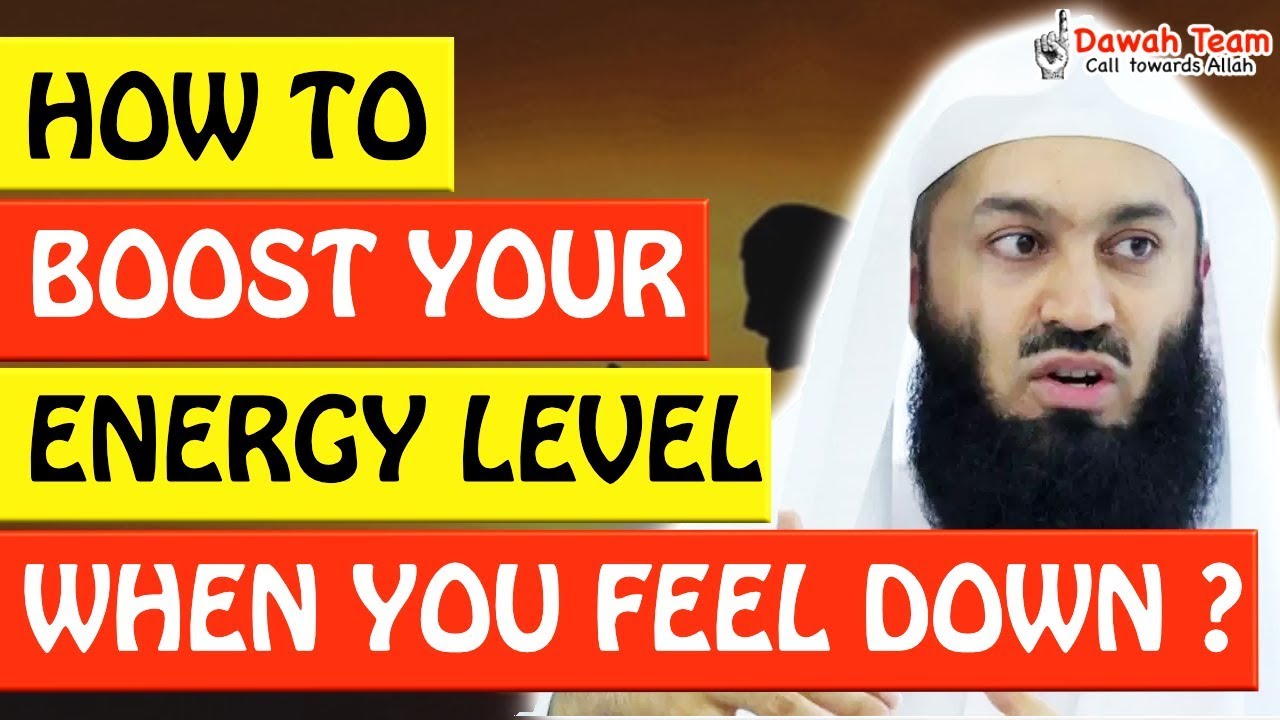 🚨HOW TO BOOST YOUR ENERGY LEVEL WHEN YOU FEEL DOWN ? 🤔