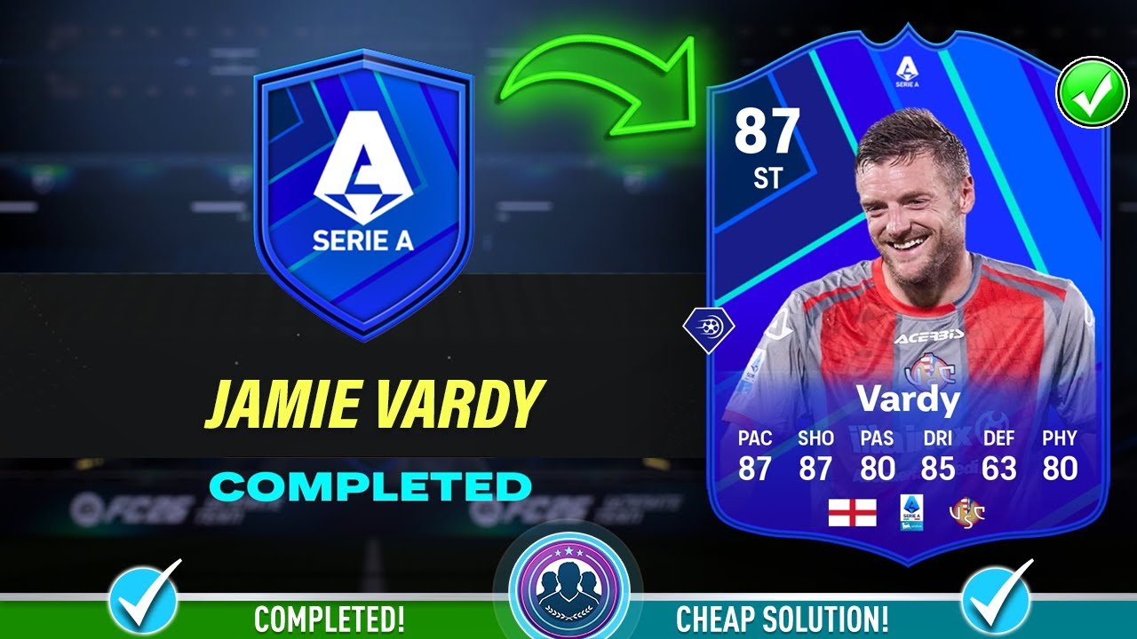 87 POTM Jamie Vardy SBC Solution - Cheap Solution & Tips - FC 26