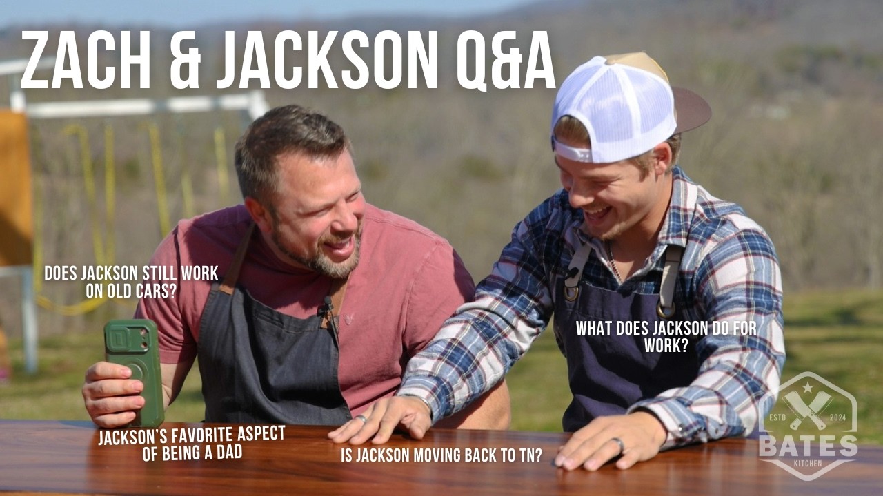 Zach and Jackson Bates Q&A | Life, cooking, growing up as #1 and #19, and life now!