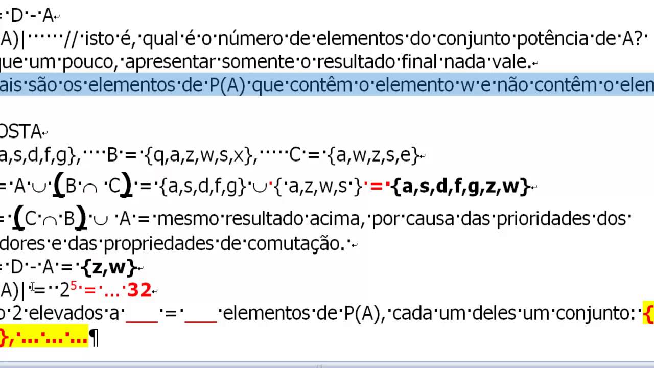 Aula Al. Gde - Conjuntos Relações Funções - Defeito - Substitua