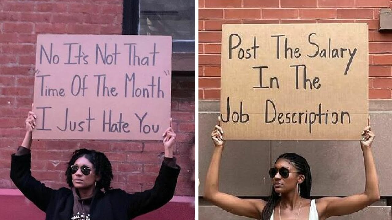 Times “Dudette With Sign” Did Everyone A Public Service And Protested Everyday Annoying Things