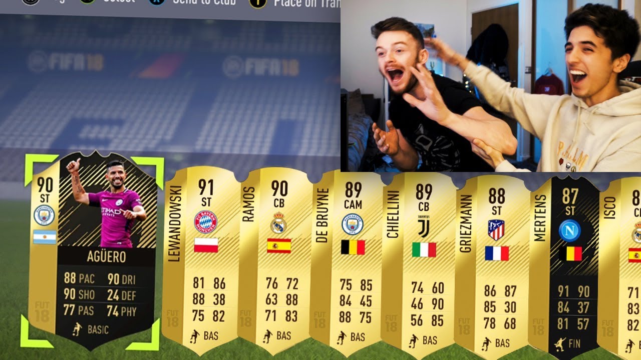 LUCKIEST FIFA 18 Pack Opening TO GRACE YOUTUBE!