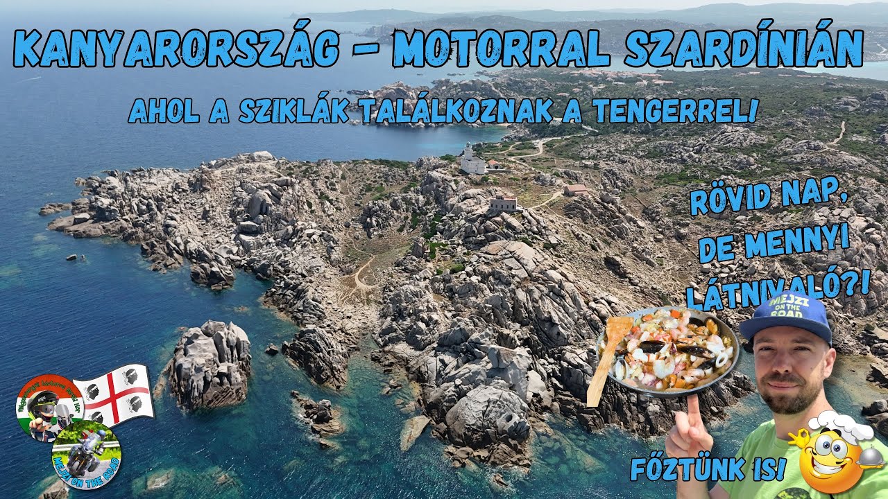 Kanyarország - Motorral Szardínián 2/10.: Ahol a sziklák találkoznak a tengerrel!