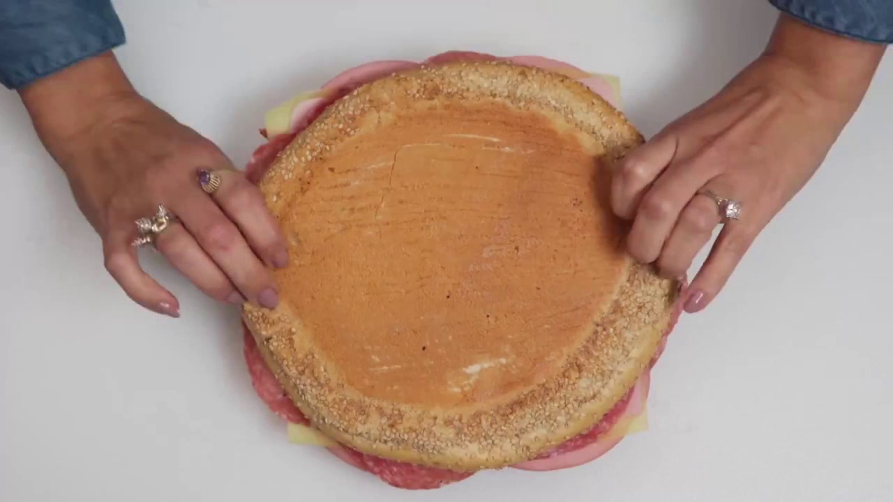 Central Grocery Building a Muffuletta