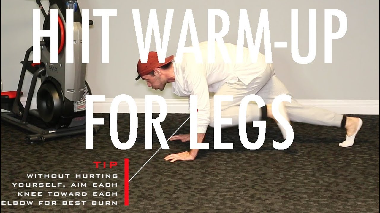 My HIIT Warm-Up For Legs *WARNING: YOU WILL SWEAT*