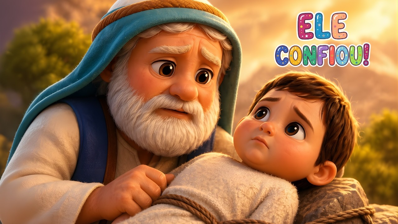 Música Infantil Bíblica Sobre Confiar em Deus | História Animada para Crianças #músicaparacrianças