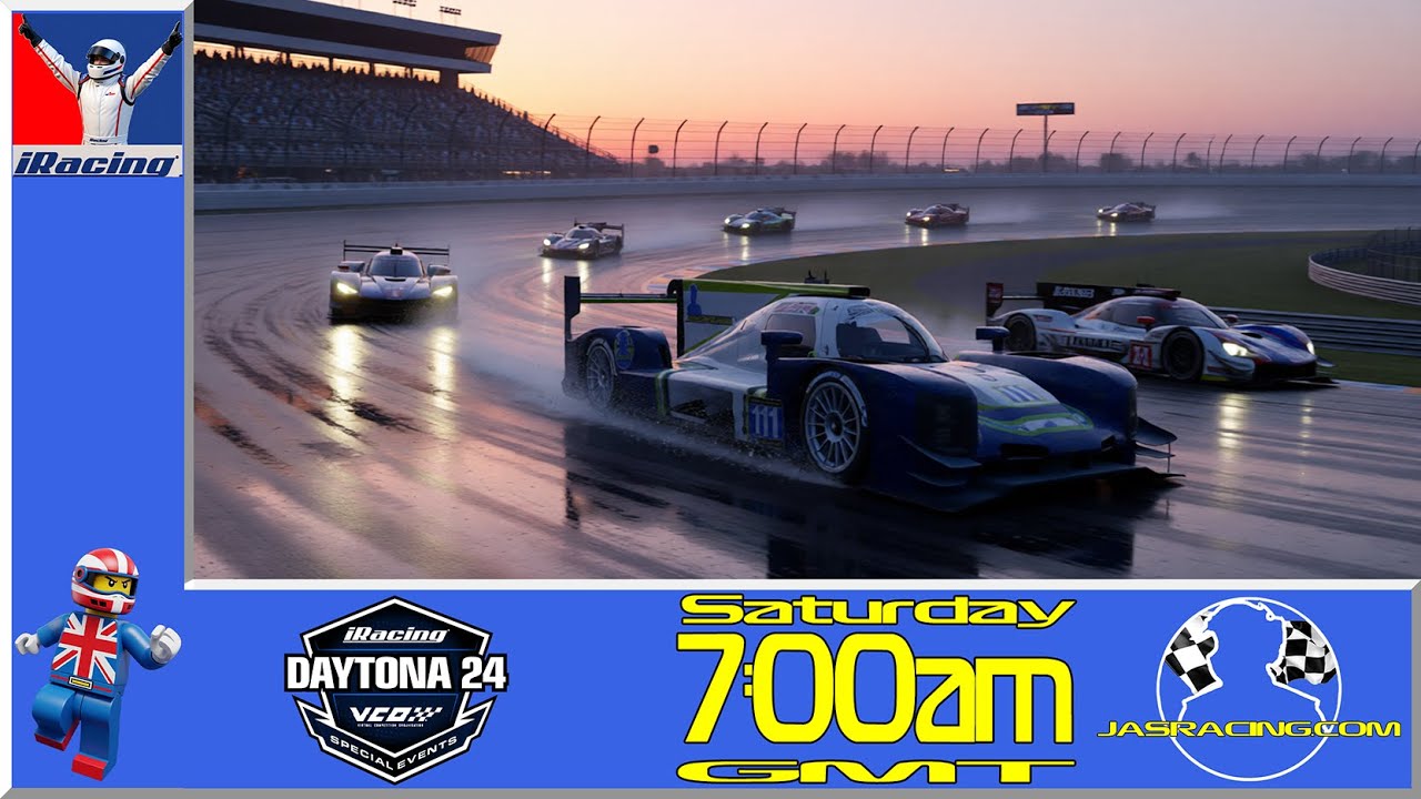 Just Average SimRacing presents an iRacing Special Event - the 24 Hours of Daytona - LMP2 - Part 2
