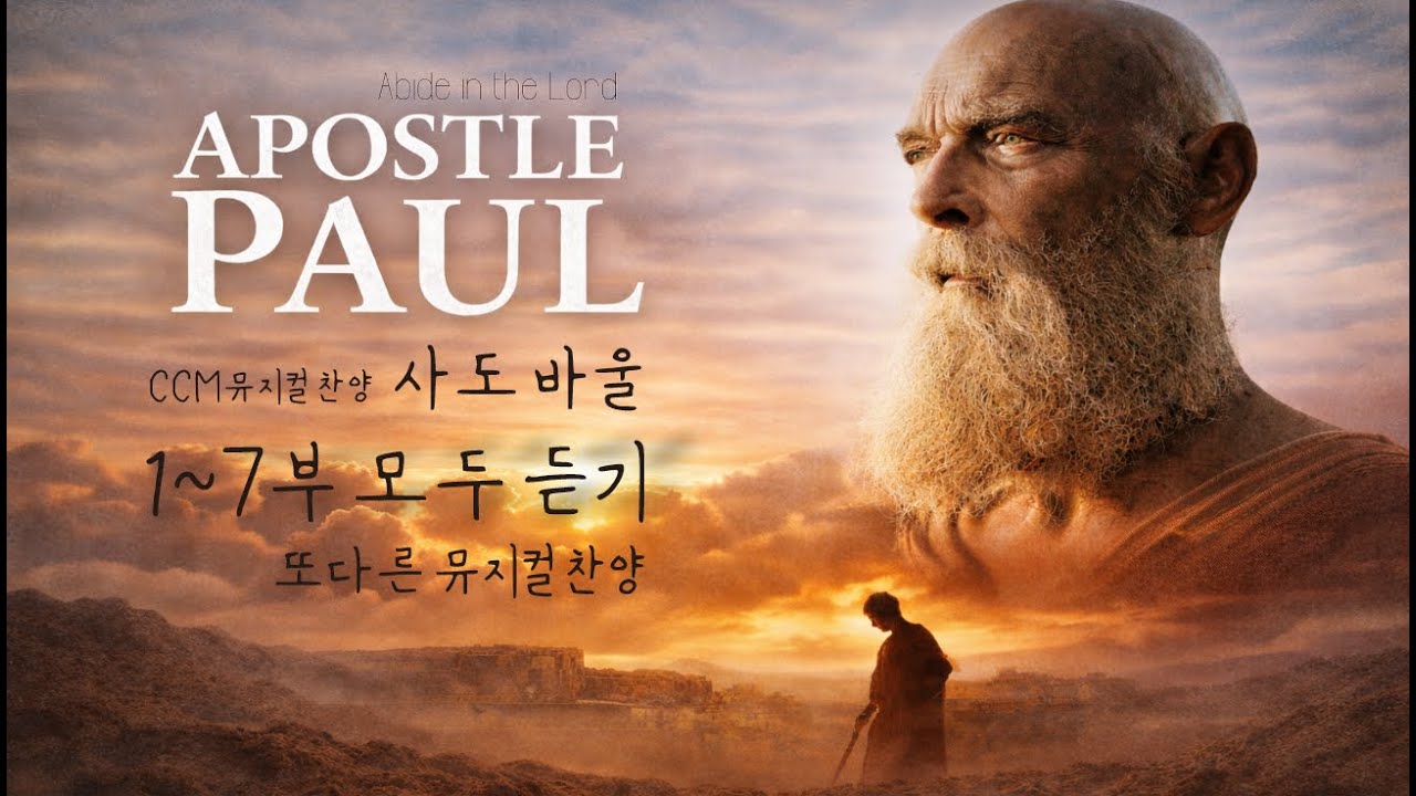 [2026 ccm 플레이리스트]  '바울의 여정' 대장정 [바울의 삶을 노래한 뮤지컬 찬양] 1