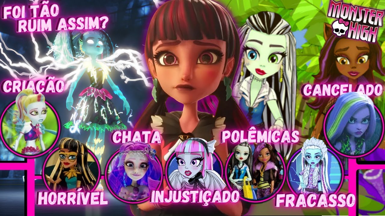 OS MUITOS ERROS E POUCOS ACERTOS DA G2 DE MONSTER HIGH! O QUE ACONTECEU COM A G2 DE MONSTER HIGH