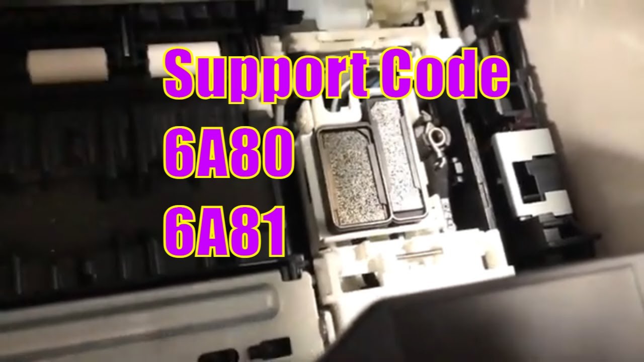 Canon Служба поддержки Код 6A80 6A81 6000 1313 + Стук Звук: исправить трата чернила сборка рычаPIXMA