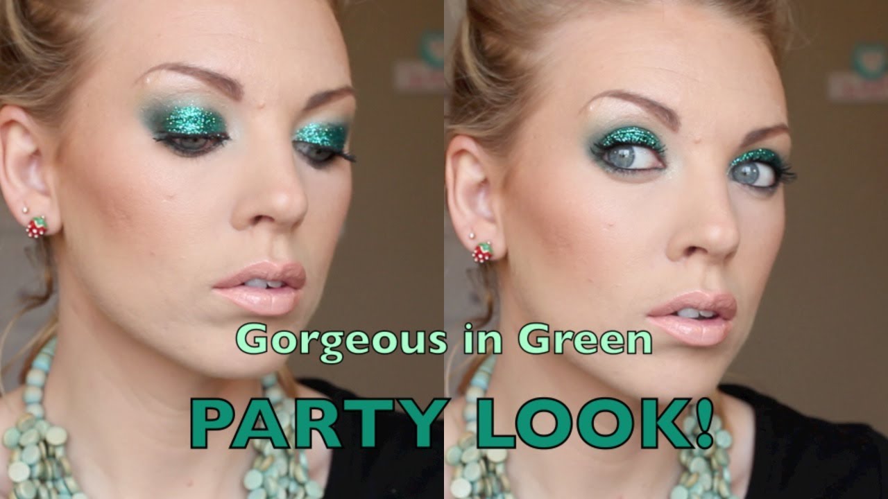 Gorgeous in Green PARTY LOOK! (Drugstore Makeup)