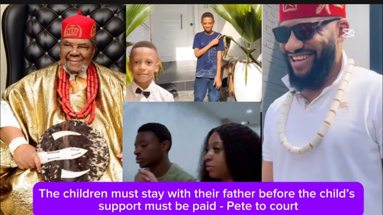 The children must stay with their father before the child’s support must be paid - Pete to court