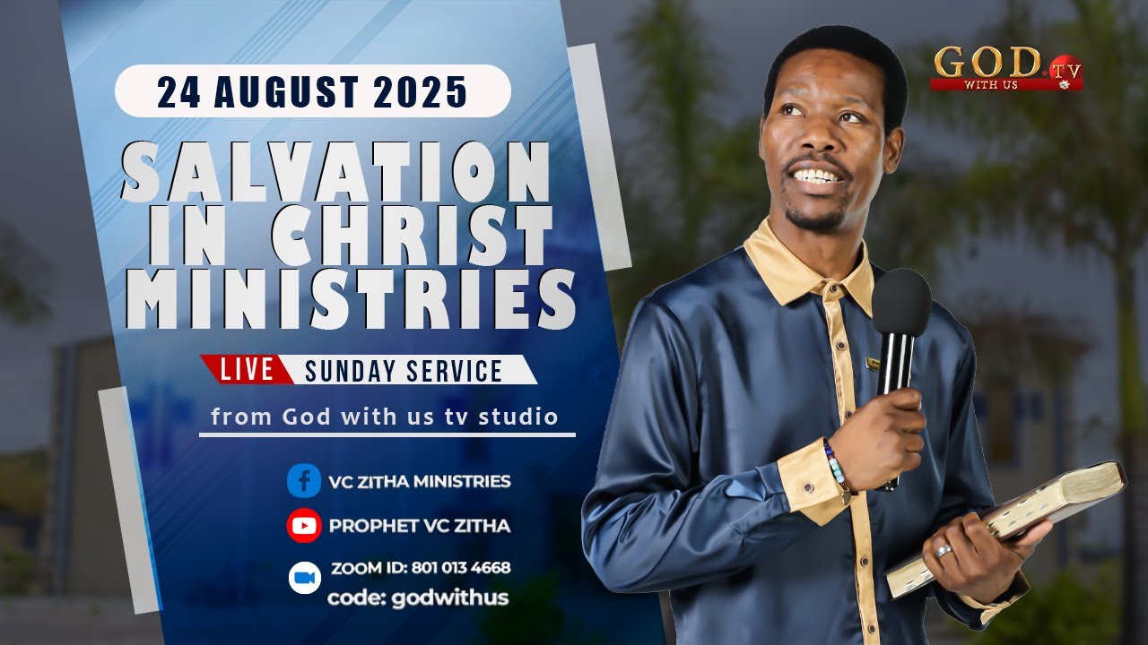 YOU ARE WATCHING LIVE SUNDAY SERVICE WITH PROPHET V.C ZITHA - 24 AUGUST 2025