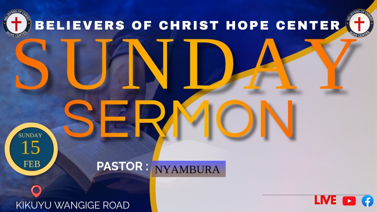 SUNDAY SERMON ||15TH FEB 2026
