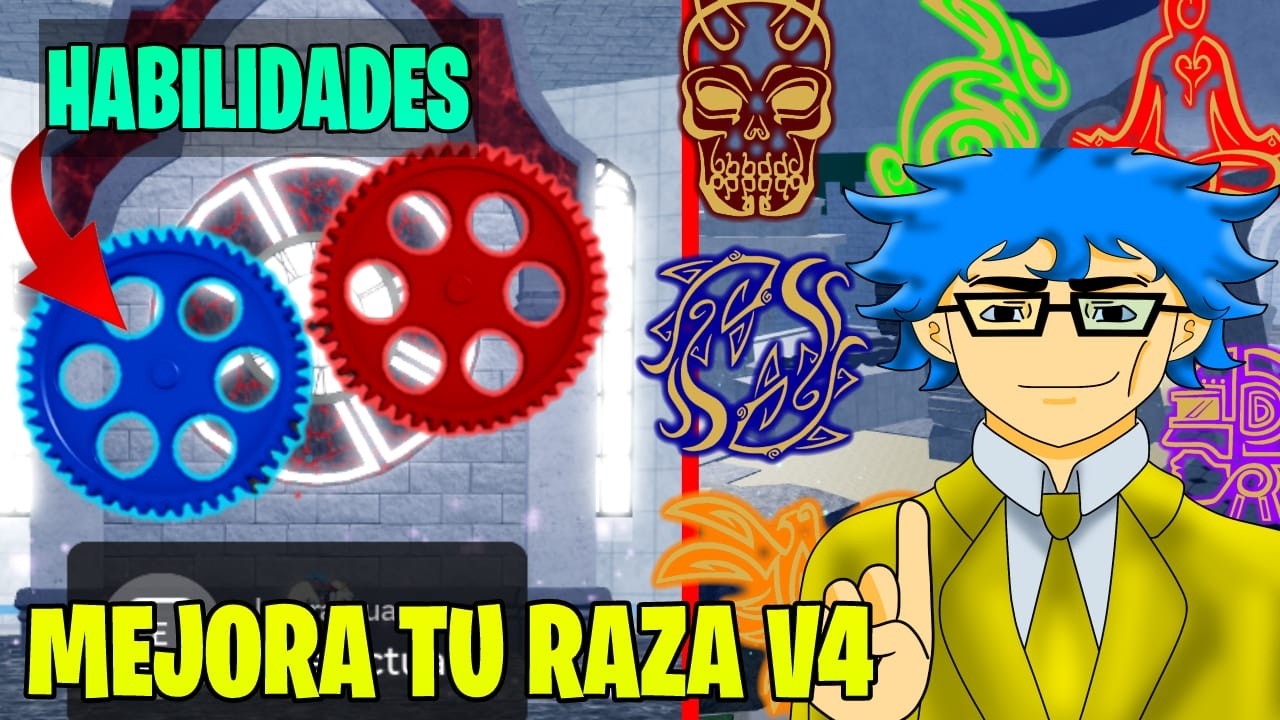 COMO DESPERTAR TU RAZA V4 AL FULL | GUÍA DE LAS TRIALS Y LOS ENTRENAMIENTOS BLOX FRUITS
