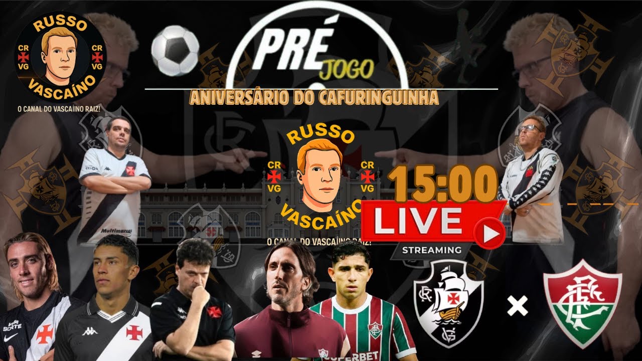 LIVE - PRE JOGO VASCO X FLU !!!!!