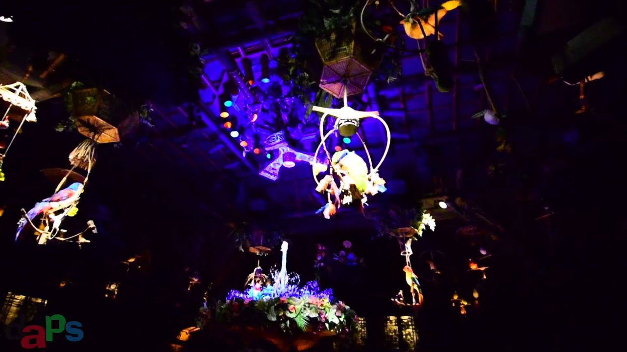 Enchanted Tiki Room - in 3D sound - Disneyland 2015