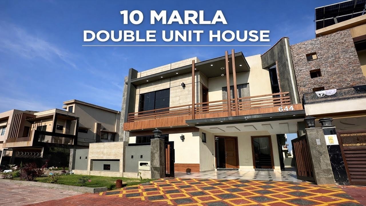 10 Marla Luxury Double Unit House | Height Location Near Commercial & Roots School | Bahria Phase 8