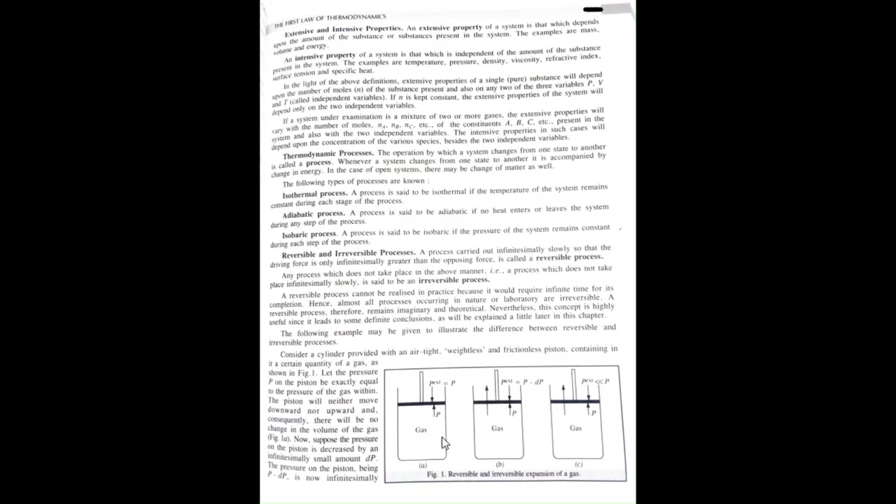 Physical chemistry the first law of thermodynamics part 2 bsc chemistry honours semester 2