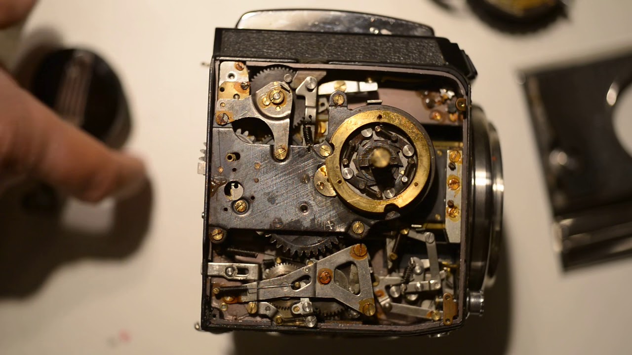 Zensa Bronica S - inside after service
