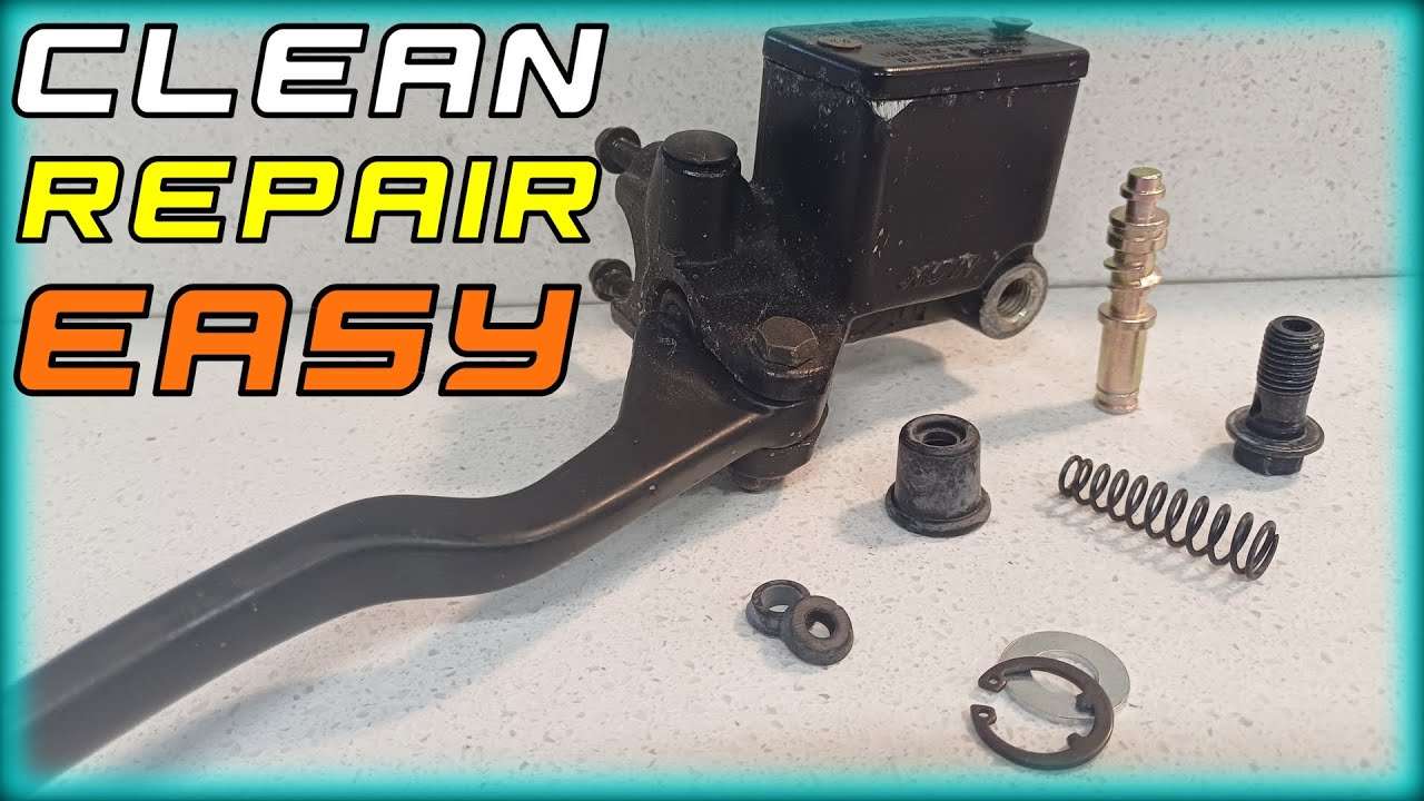 Motorcycle Brakes, Master Cylinder Rebuild and Repair