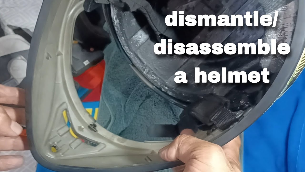 how to remove padding on helmet | helmet dismantle | disassemble spyder