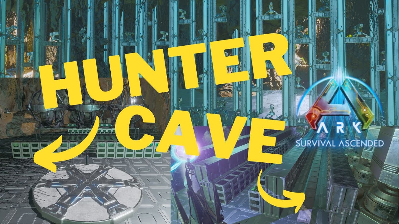 ARK ASCENDED | How to Build The Island Hunter Cave in the NEW Ark | PvP | 2023
