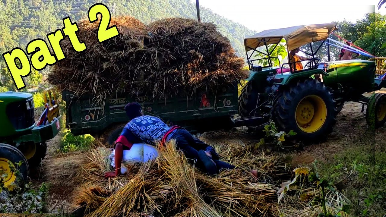 nepali vlog | tractor vlog in nepal | john deere 5050d tractor | tractor vlog | tractor videos