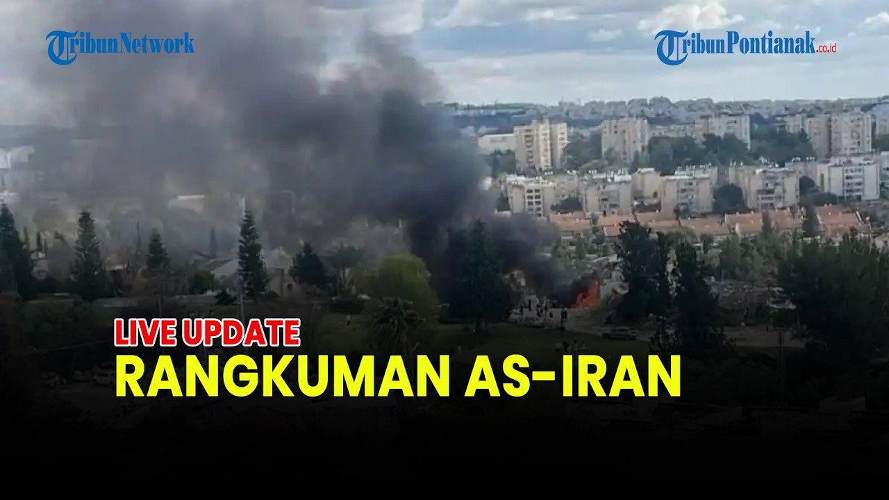 🔴RANGKUMAN AS-IRAN: IBU KOTA TEHERAN DIHUJANI RUDAL, DISELIMUTI ASAP TEBAL, DENTUMAN MENGGEMA