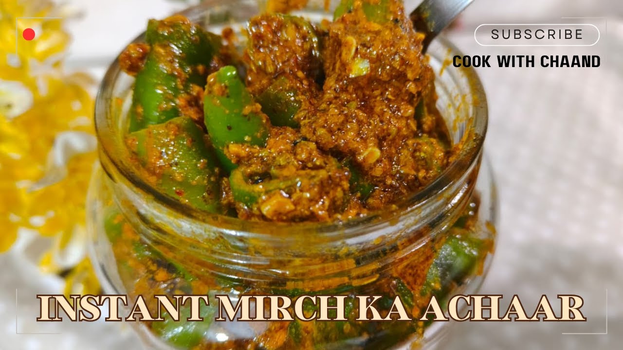 INSTANT MIRCH KA ACHAAR RECIPE BY COOK WITH CHAAND🌶️