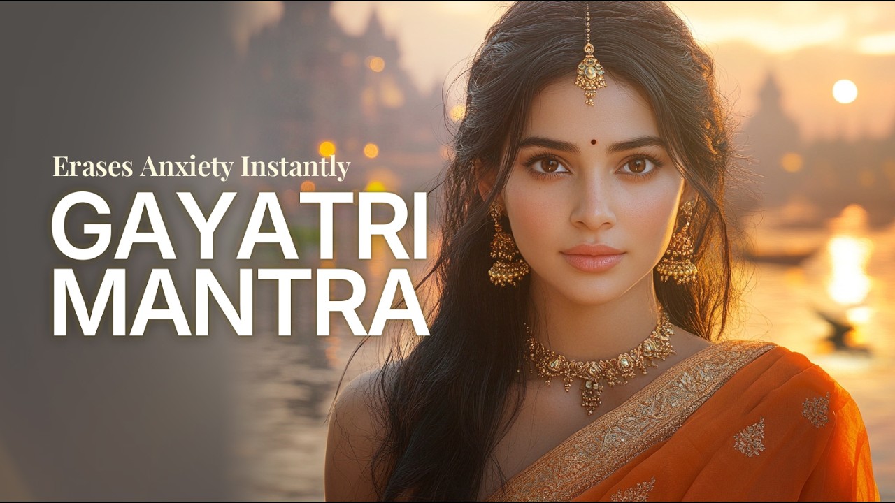 ☀️𝟏𝟎𝟖 𝐓𝐈𝐌𝐄𝐒  The Light of Consciousness: Divine Bliss that Erases Anxiety Instantly | Gayatri Mantra