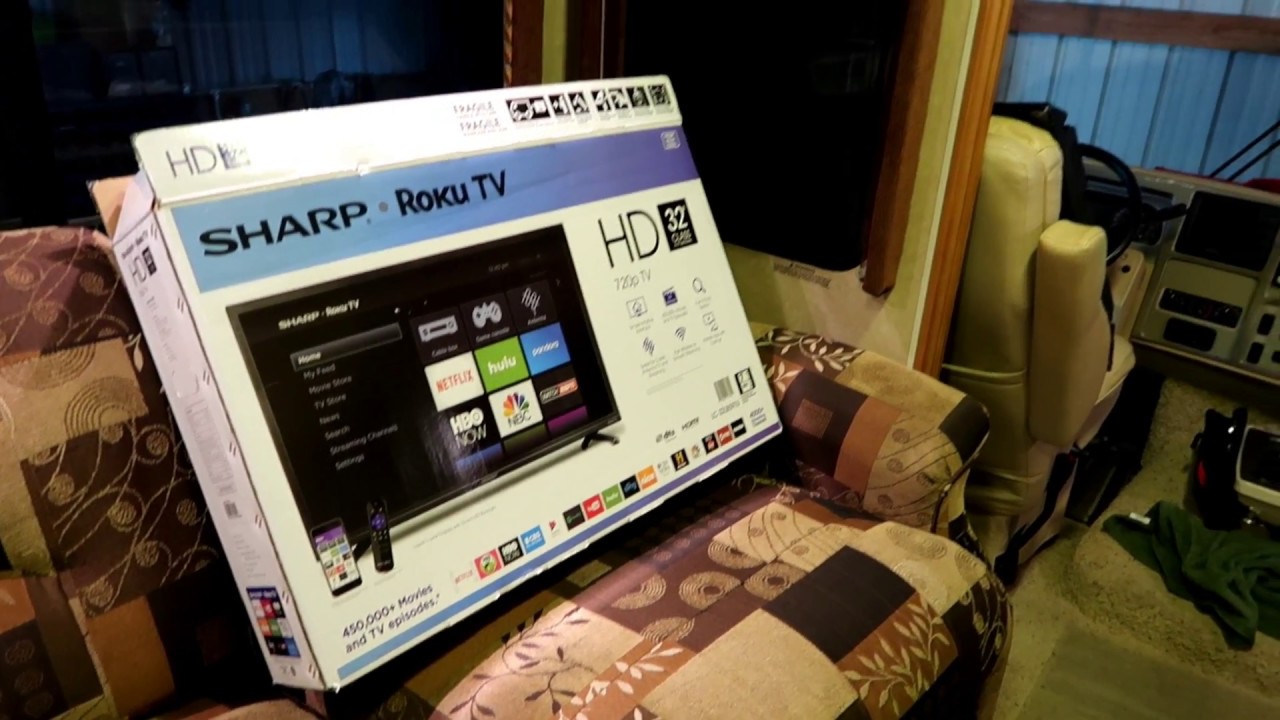 RV TV ANALOG TO FLAT SCREEN REPLACEMENT