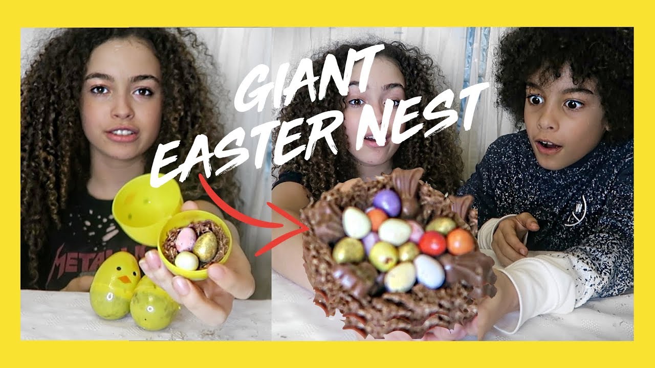 GIANT EASTER NEST!? | How To Make Easter Nests