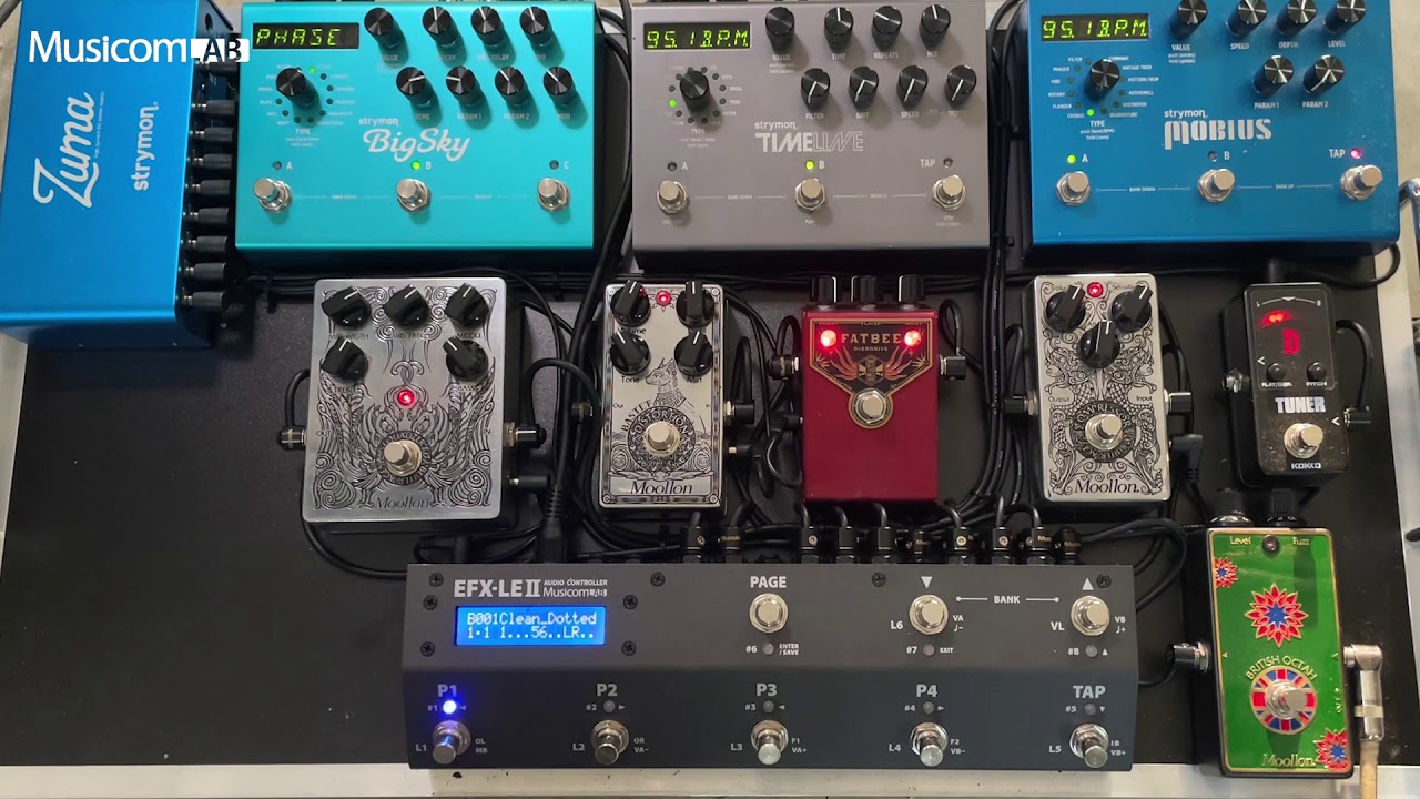 MusicomLAB EFX-LE II Audio Controller Demonstration