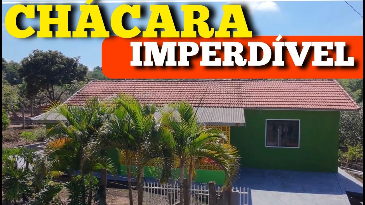 CH&Aacute;CARA IMPERD&Iacute;VEL COM MUITA FRUTA 🍇 CASA &Oacute;TIMA E PLANTIO R$289mil