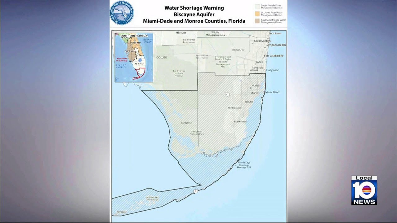 Drought causes water supply concerns in Miami-Dade, Monroe