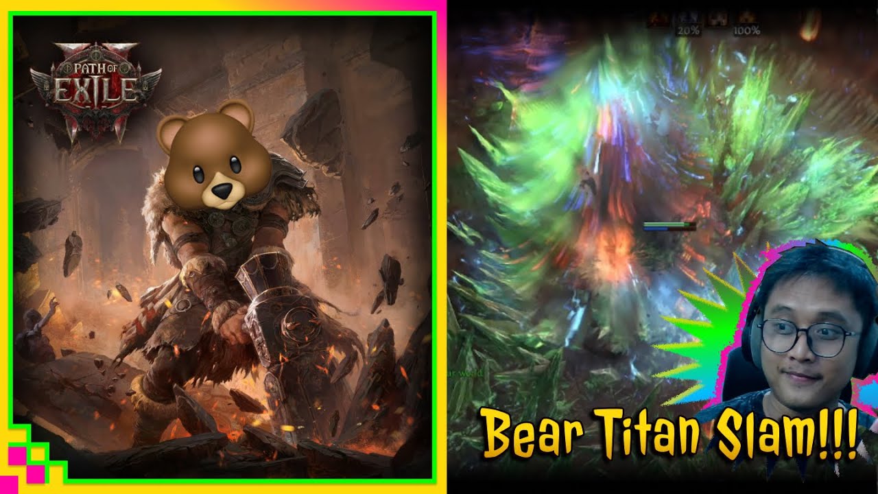 First time Arbiter of Ash - Titan! Bear! Slam!!! Path of Exile 2