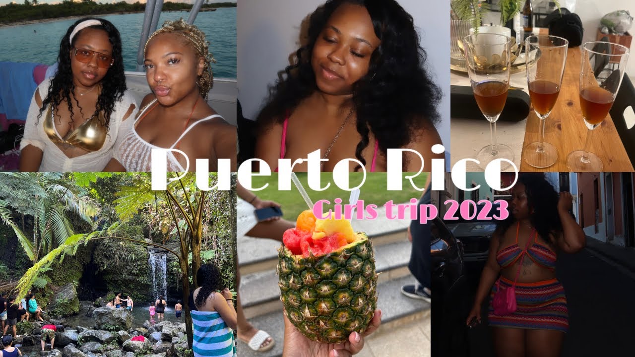 Travel Vlog: Puerto Rico Girls Trip 2023, Snorkeling, Old San Juan, Swimming in a Waterfall