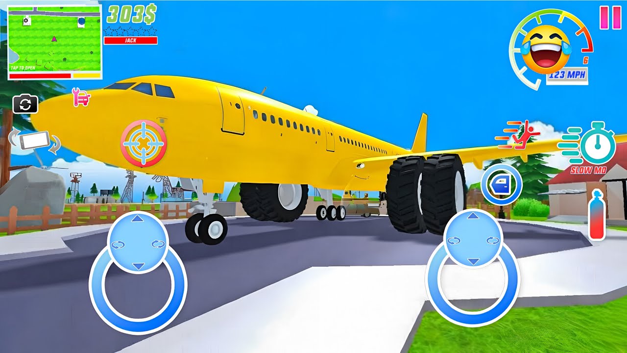 Jack New Gold Airplane ✈️ 🥳✈️ in dude theft wars