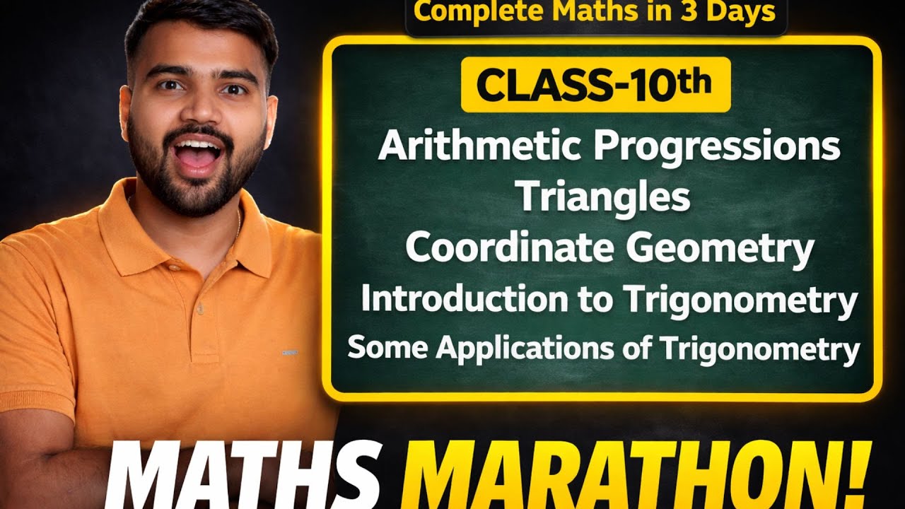 Class 10 Chapter 5 to 9 Complete|Complete Class 10 Maths in 3 Days | Maths Marathon 2026 |