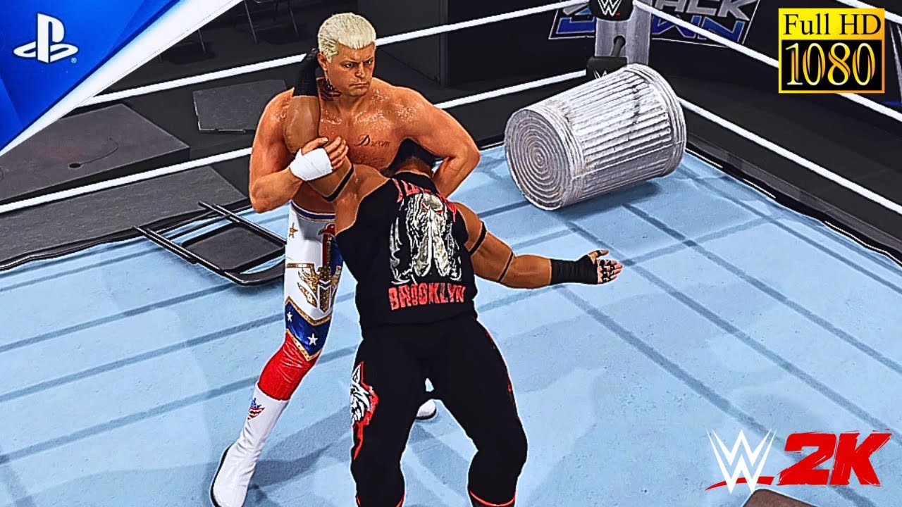 Cody Rhodes vs Jacob Fatu | WWE 2K | Full Match | No Commentary