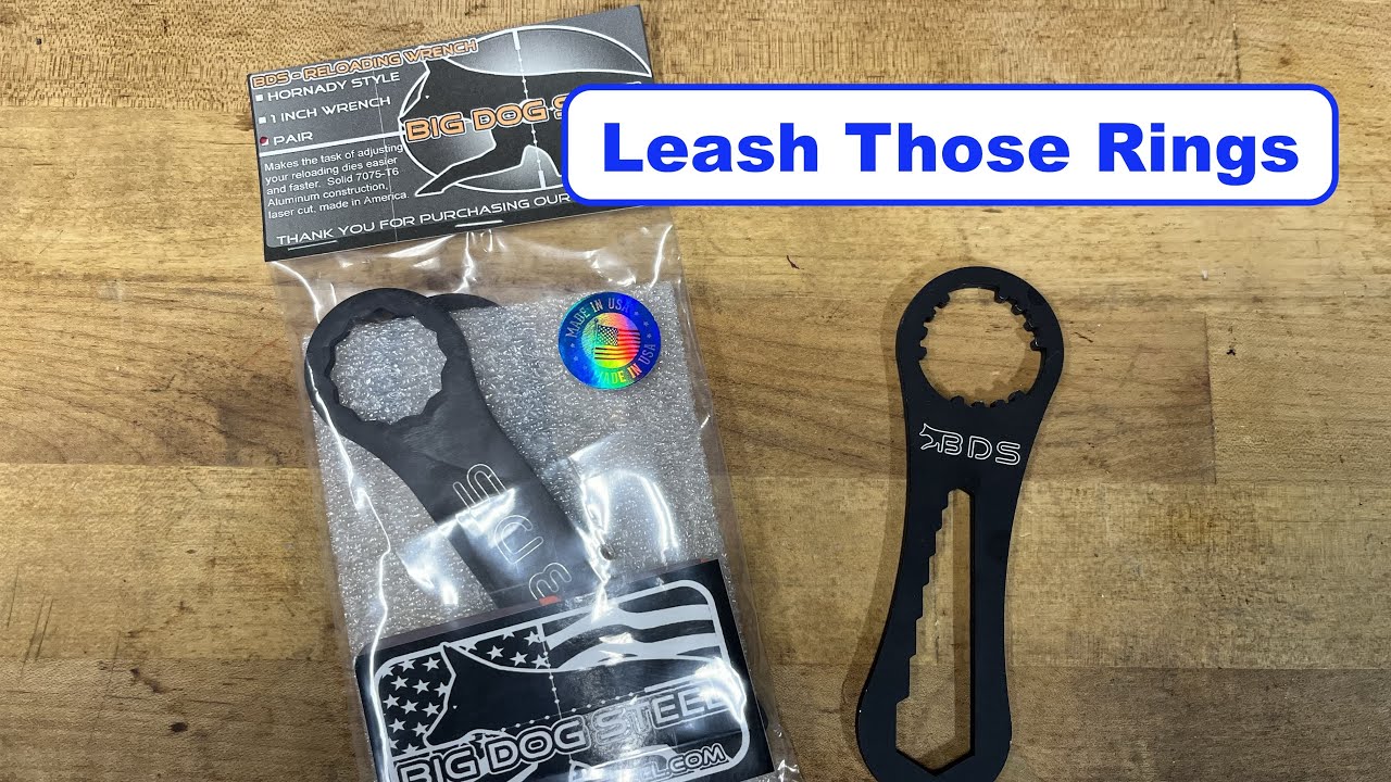 Big Dog Steel Die Ring Wrenches for Lee Hornady and more!