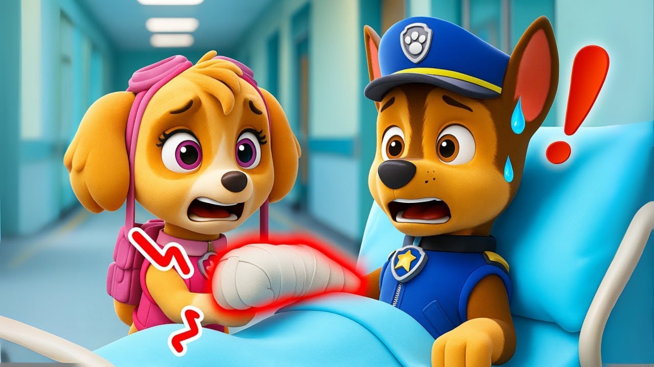 CHASE is SICK! Please Don’t Give Up! - Very Sad Story - Paw Patrol Ultimate Rescue - Rainbow 3