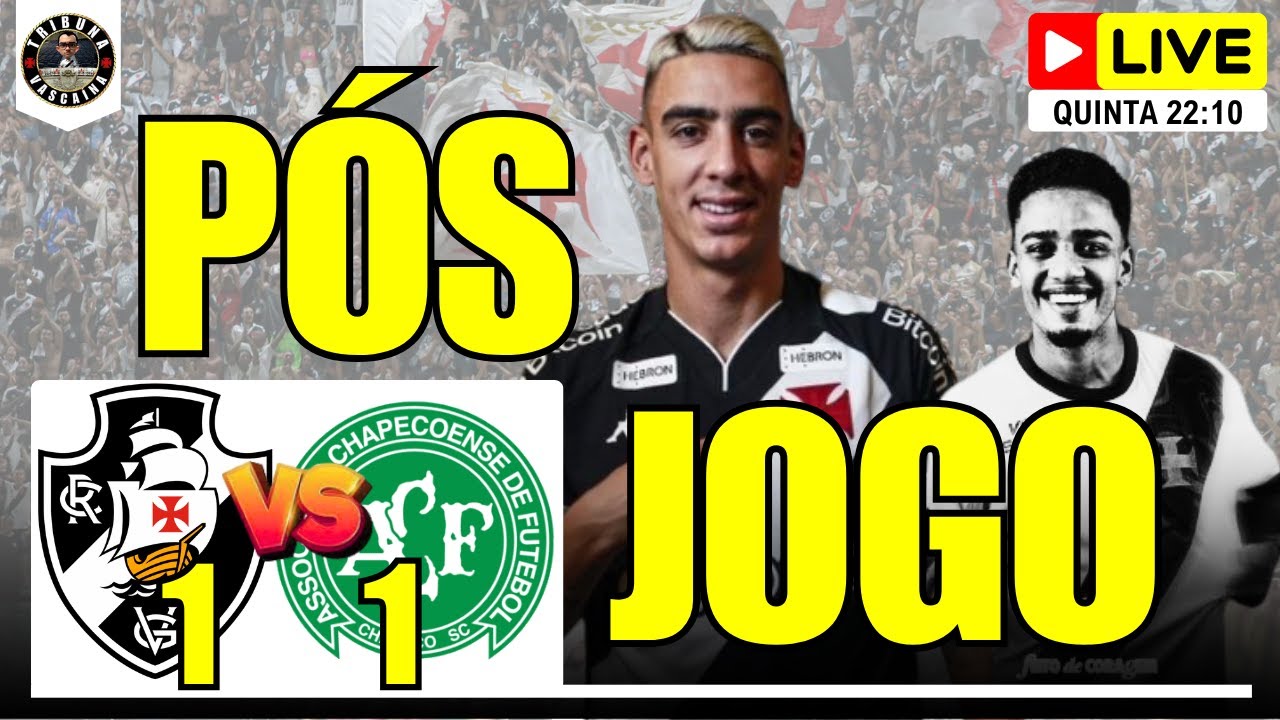 AO VIVO⚽LIVE PÓS-JOGO VASCO 1 x 1 CHAPECOENSE | EMPATE DA INCOMPETÊNCIA | Tribuna Vascaína 05/02/26