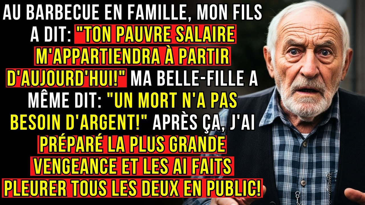 AU BARBECUE EN FAMILLE, MON FILS A DIT: 